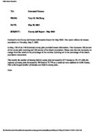 County jail inmate population report, 2002 May