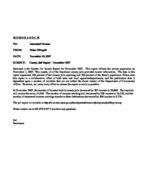 County jail inmate population report, 2007 November