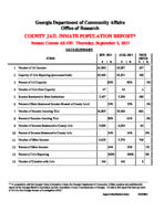 County jail inmate population report, 2011 September
