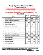 County jail inmate population report, 2013 September