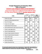 County jail inmate population report, 2014 January