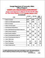 County jail inmate population report, 2017 January