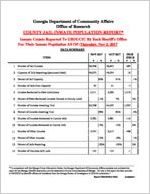 County jail inmate population report, 2017 November