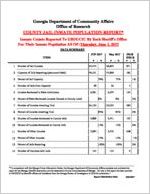 County jail inmate population report, 2017 June