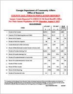 County jail inmate population report, 2017 August
