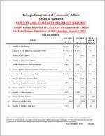 County jail inmate population report, 2019 August