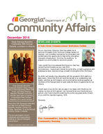Georgia Department of Community Affairs newsletter, Dec. 2014