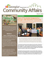 Georgia Department of Community Affairs newsletter, Mar. 2016