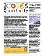 DCA codes quarterly, Vol. 3, no. 3 (Summer 2001)