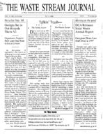 Waste stream journal, Vol. 2, no. 4 (Fall 1998)