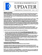 Updater State Health Benefit Plan [Oct. 1, 2001]