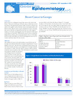 Georgia epidemiology report [Vol. 25, no. 9 (Sept. 2009)]