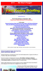 First Friday briefing [Sept. 5, 2003]