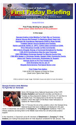 First Friday briefing [Jan. 2, 2004]