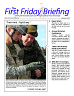 First Friday briefing [Sept. 5, 2008]