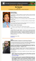 Be neutral: a publication of the Georgia Office of Dispute Resolution, 2012 June