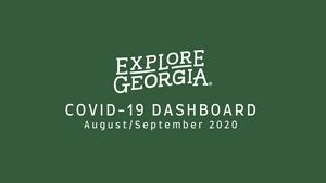 Explore Georgia COVID-19 dashboard, 2020 August-September
