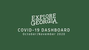 Explore Georgia COVID-19 dashboard, 2020 October-November