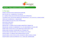 Georgia tourism monthly e-newsletter, Oct. 2010