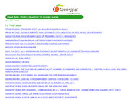 Georgia tourism monthly e-newsletter, 40725