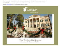 This weekend in Georgia, Dec. 2-4, 2011