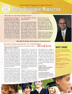 Parent engagement newsletter, 2014 Spring