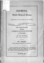 Georgia State School Items, 1931 February