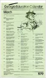 Georgia education calendar, 1979 March-May