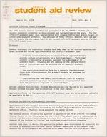 Georgia student aid review, 1976 April 30