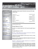 Legislative update (Employees' Retirement System of Georgia), 19 February 2010