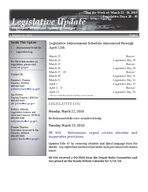 Legislative update (Employees' Retirement System of Georgia), 26 March 2010