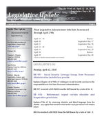 Legislative update (Employees' Retirement System of Georgia), 16 April 2010