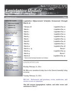 Legislative update (Employees' Retirement System of Georgia), 25 February 2011