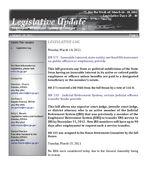 Legislative update (Employees' Retirement System of Georgia), 18 March 2011