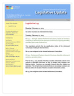 Legislative update (Employees' Retirement System of Georgia), 18 February 2013