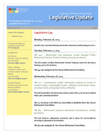 Legislative update (Employees' Retirement System of Georgia), 20 February 2015