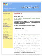 Legislative update (Employees' Retirement System of Georgia), 06 March 2015