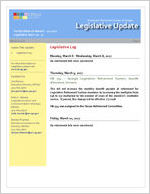 Legislative update (Employees' Retirement System of Georgia) [Mar. 10, 2017]