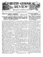 Forestry-geological review [June 1933]