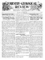 Forestry-geological review [Mar. 1935]
