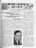 Forestry-geological review [Mar. 1936]