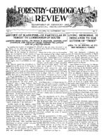 Forestry-geological review [Sept. 1936]