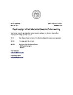 Media advisory, Apr. 24, 2013