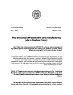 Press release, 2015-06-09
