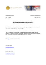 Press release, Sept. 22, 2016