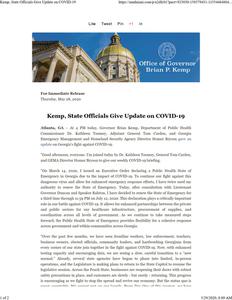 Press release, 2020 May 28