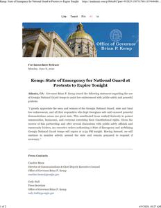 Press release, 2020 June 8