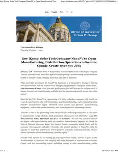 Press release, 2021 October 7A