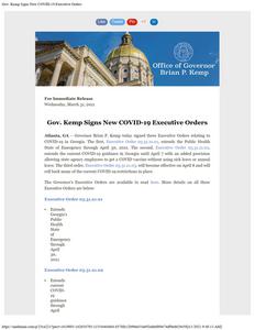 Press release, 2021 March 31