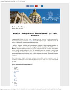 Press release, 2021 April 16